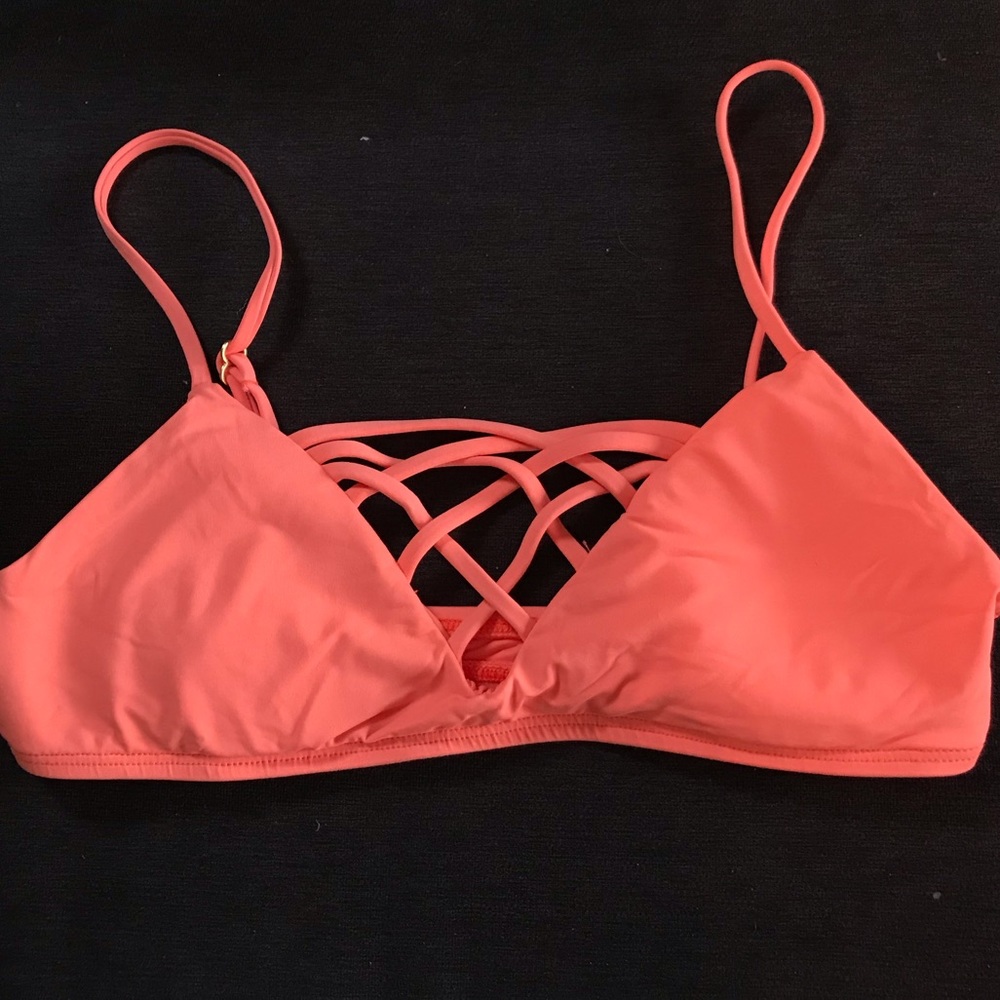 L☆SPACE coral bikini top